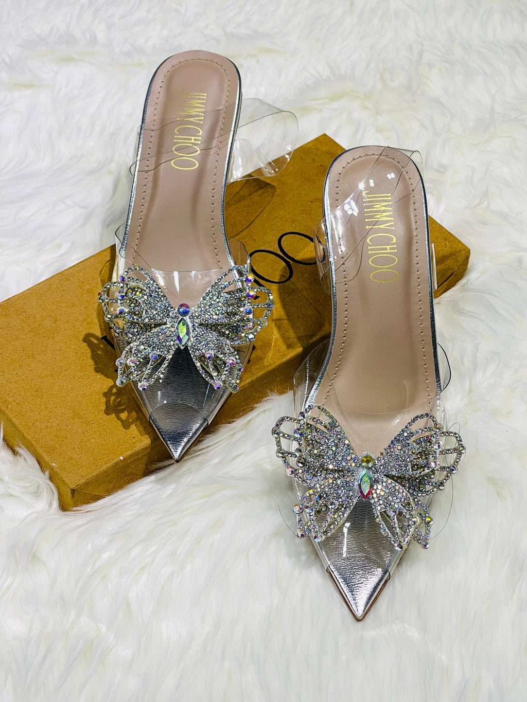 JIMMY CHOO BUTTERLY HEELS