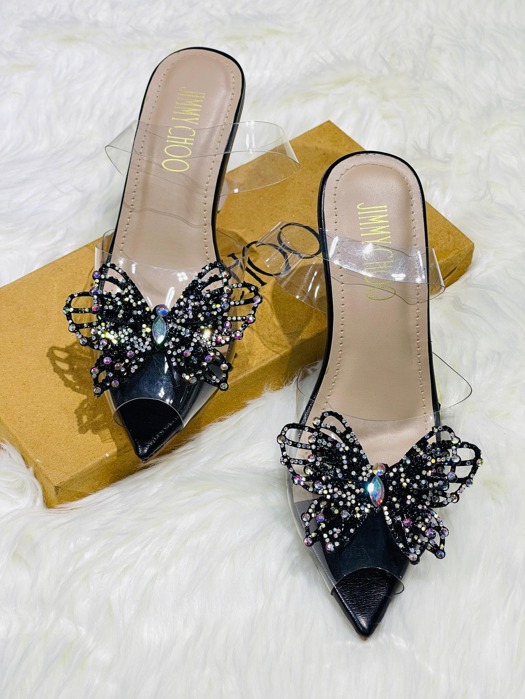 JIMMY CHOO BUTTERLY HEELS
