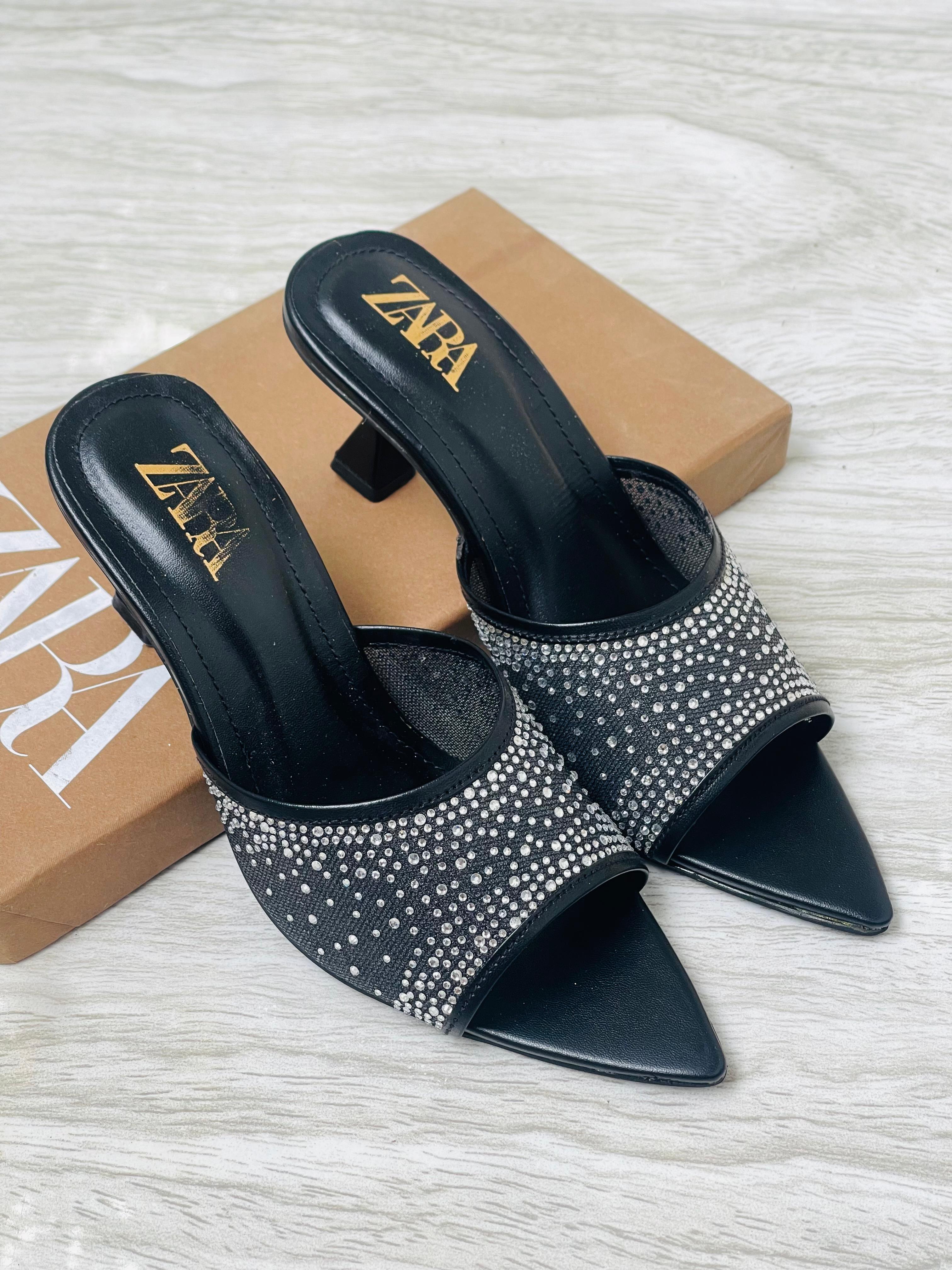 zara stone heeel