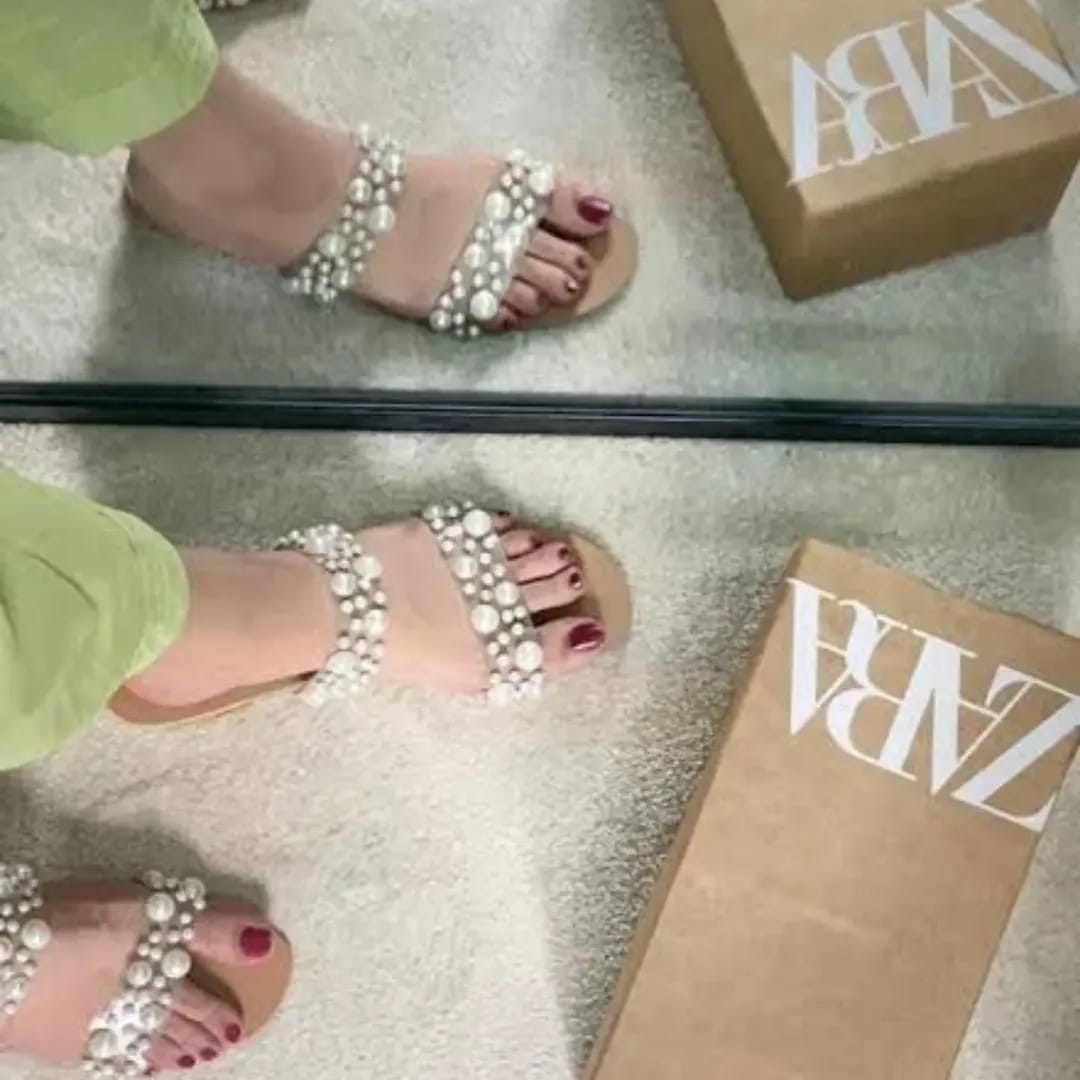 ZARA FLAT  BUBLE