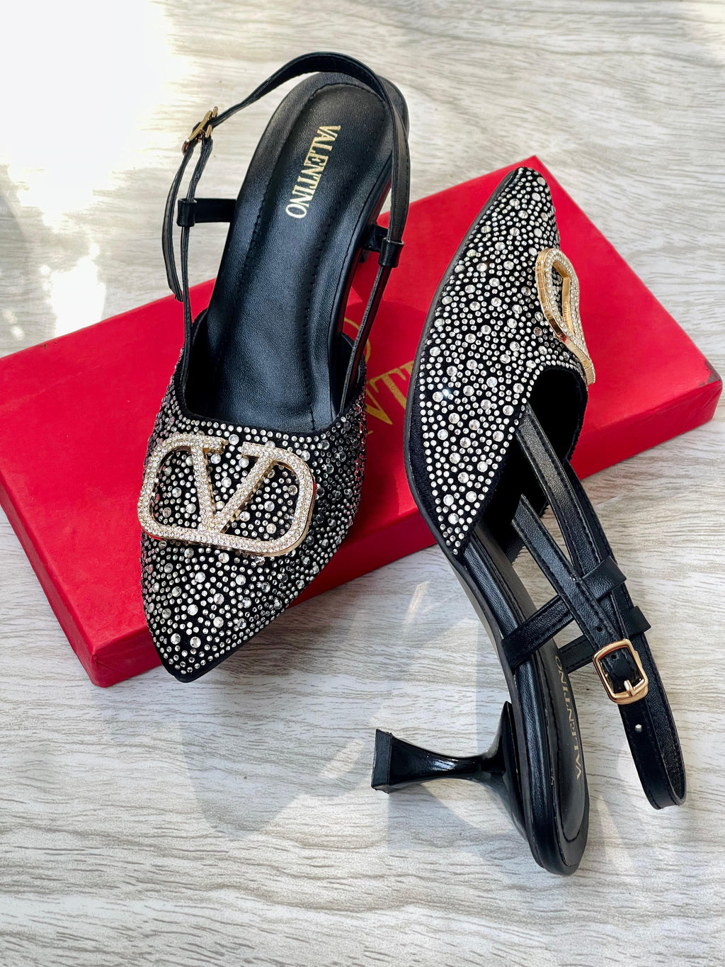 Valentino Stone Heel